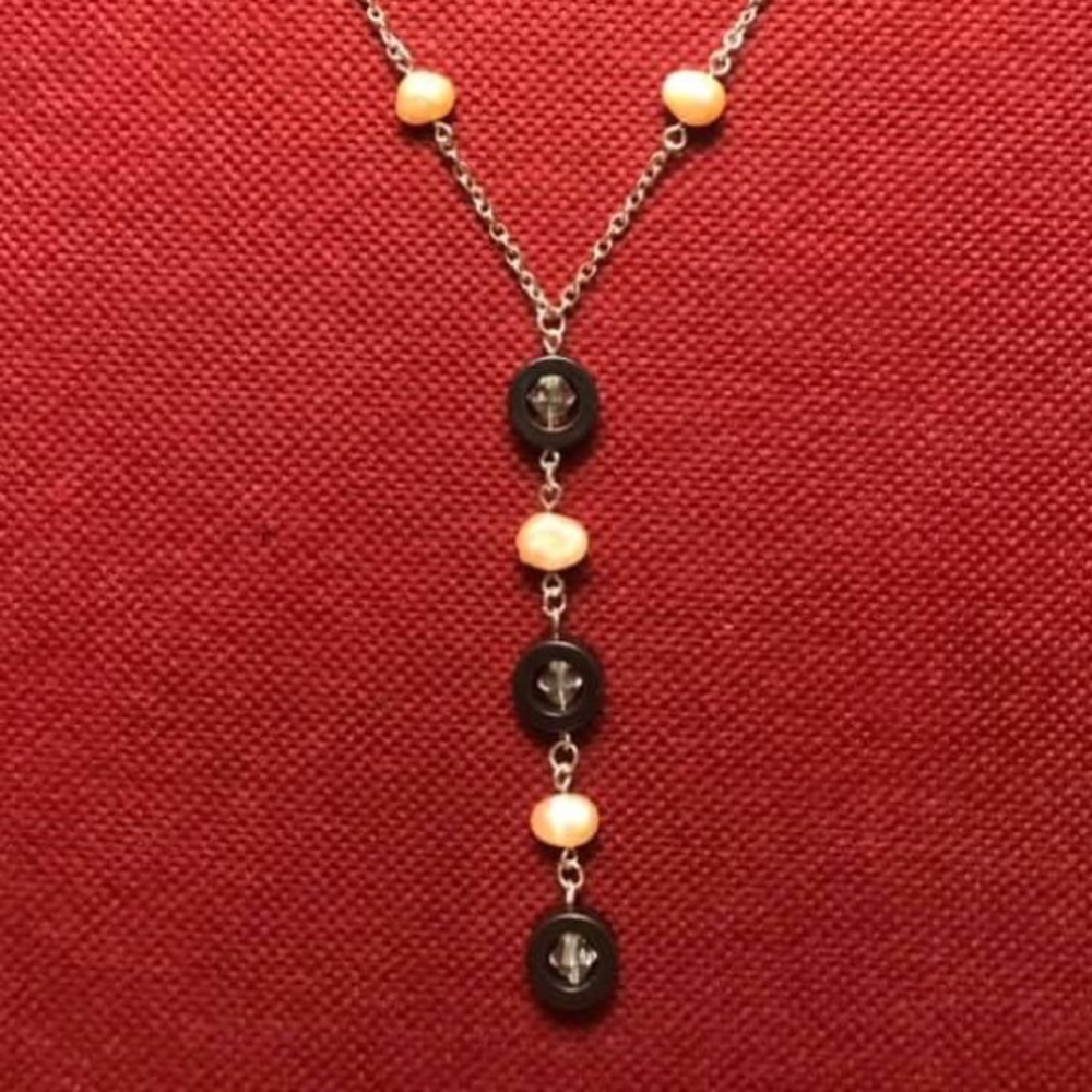 Hematite and Freshwater Pearls Set